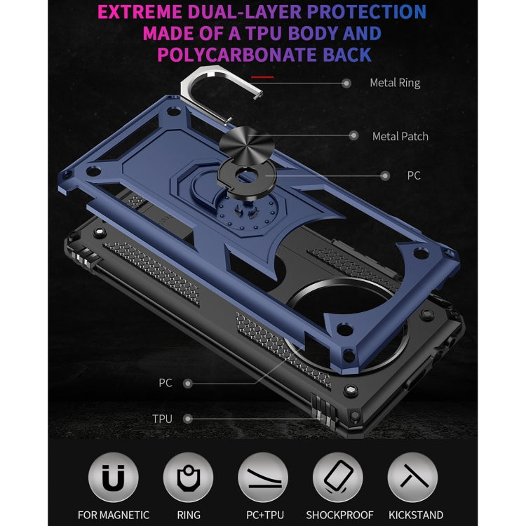 For Huawei Mate 40 Pro Shockproof TPU + PC Protective Case with 360 Degree Rotating Holder