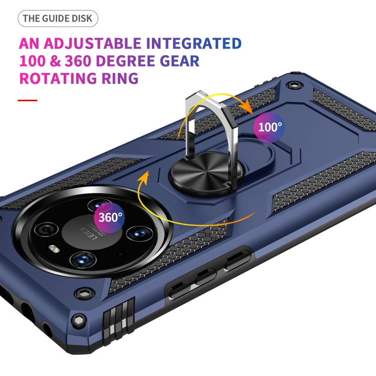 For Huawei Mate 40 Pro Shockproof TPU + PC Protective Case with 360 Degree Rotating Holder