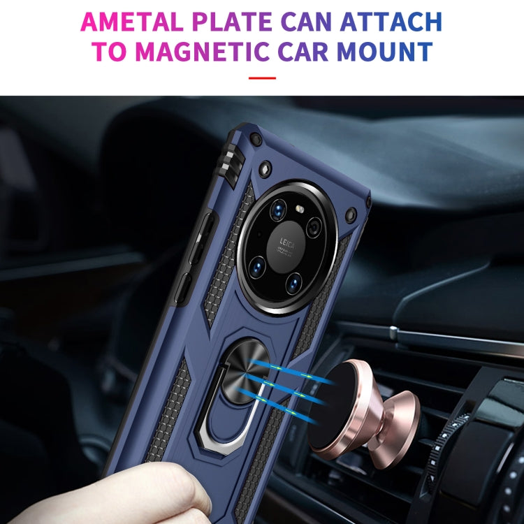 For Huawei Mate 40 Pro Shockproof TPU + PC Protective Case with 360 Degree Rotating Holder
