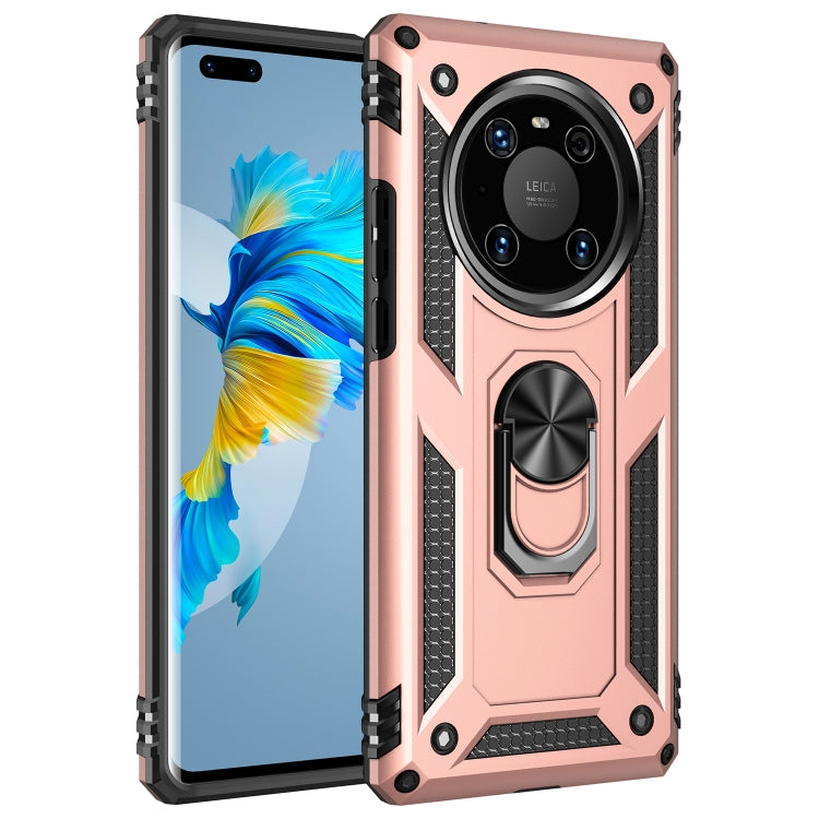 For Huawei Mate 40 Pro Shockproof TPU + PC Protective Case with 360 Degree Rotating Holder