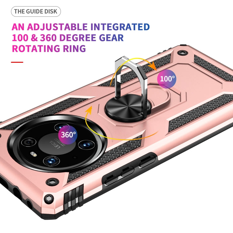 For Huawei Mate 40 Pro Shockproof TPU + PC Protective Case with 360 Degree Rotating Holder