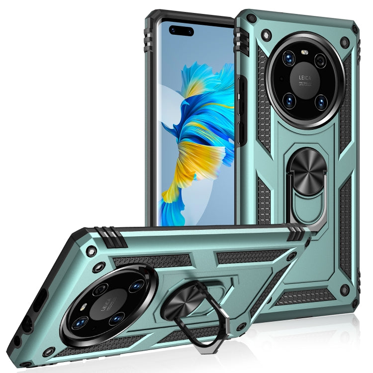 For Huawei Mate 40 Pro Shockproof TPU + PC Protective Case with 360 Degree Rotating Holder