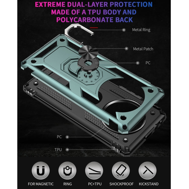 For Huawei Mate 40 Pro Shockproof TPU + PC Protective Case with 360 Degree Rotating Holder
