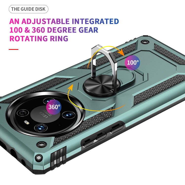 For Huawei Mate 40 Pro Shockproof TPU + PC Protective Case with 360 Degree Rotating Holder