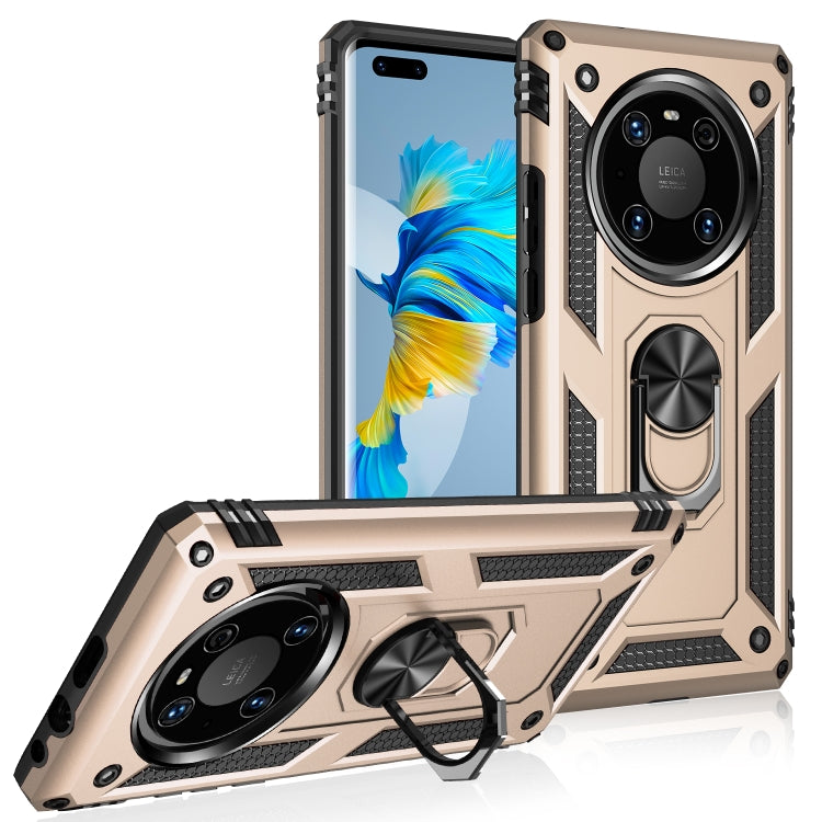 For Huawei Mate 40 Pro Shockproof TPU + PC Protective Case with 360 Degree Rotating Holder
