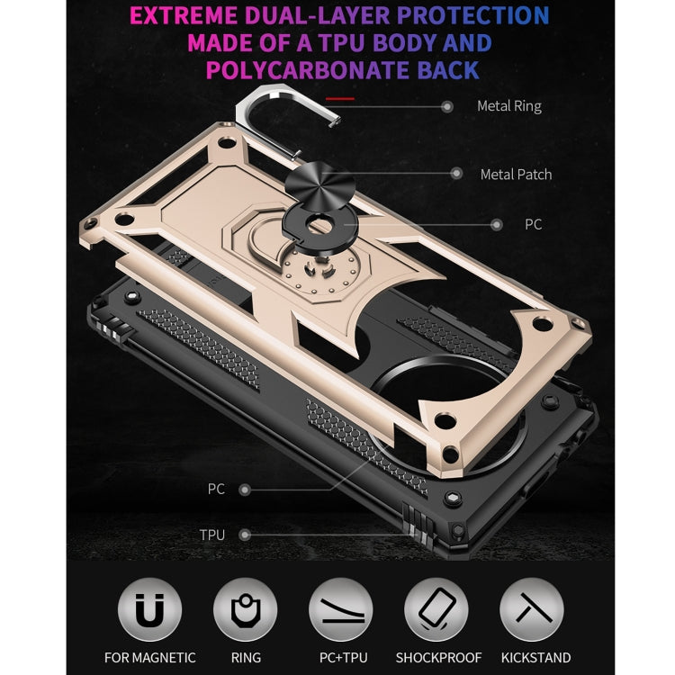 For Huawei Mate 40 Pro Shockproof TPU + PC Protective Case with 360 Degree Rotating Holder