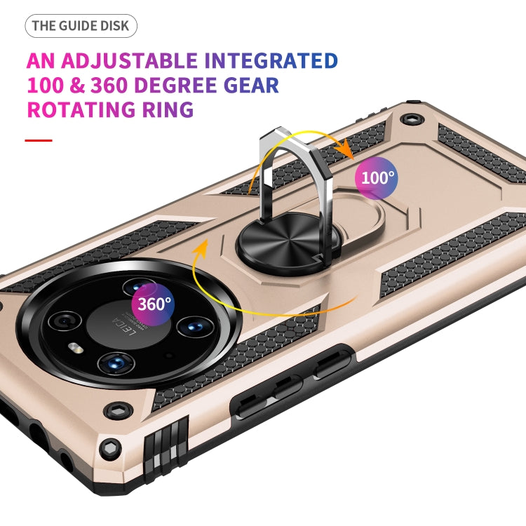 For Huawei Mate 40 Pro Shockproof TPU + PC Protective Case with 360 Degree Rotating Holder