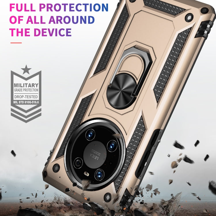 For Huawei Mate 40 Pro Shockproof TPU + PC Protective Case with 360 Degree Rotating Holder