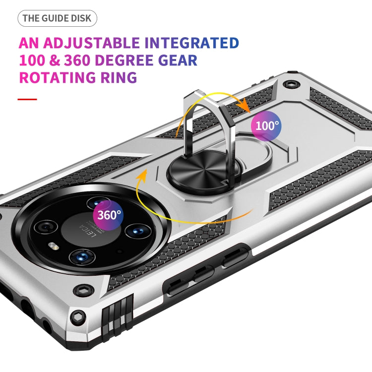 For Huawei Mate 40 Pro Shockproof TPU + PC Protective Case with 360 Degree Rotating Holder