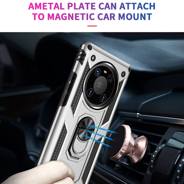 For Huawei Mate 40 Pro Shockproof TPU + PC Protective Case with 360 Degree Rotating Holder