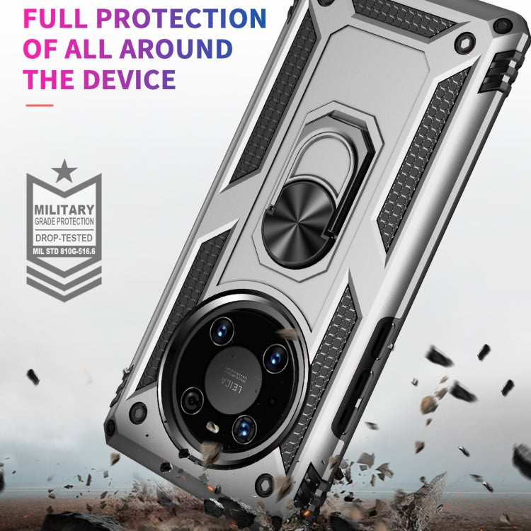 For Huawei Mate 40 Pro Shockproof TPU + PC Protective Case with 360 Degree Rotating Holder