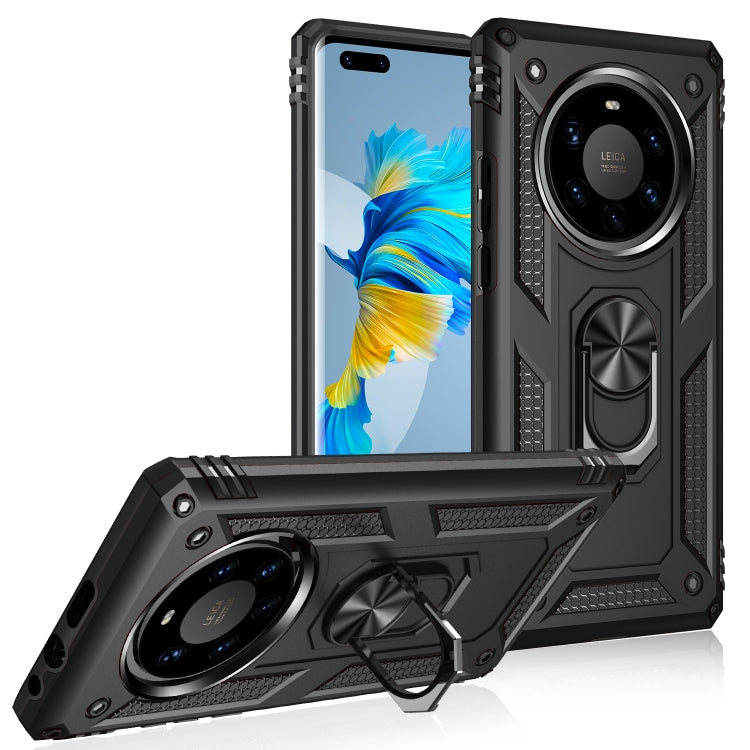 For Huawei Mate 40 Pro+ Shockproof TPU + PC Protective Case with 360 Degree Rotating Holder