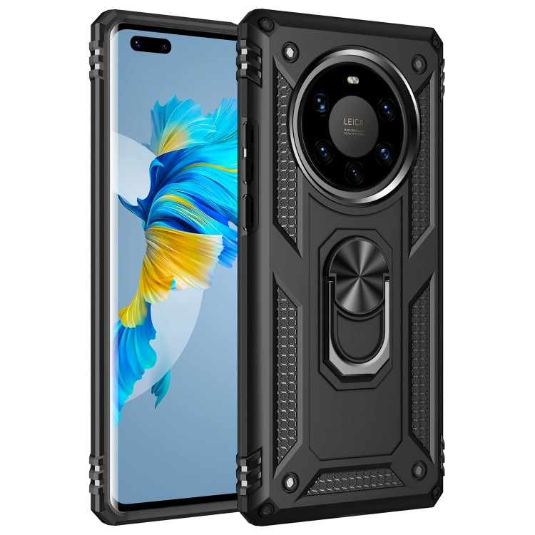 For Huawei Mate 40 Pro+ Shockproof TPU + PC Protective Case with 360 Degree Rotating Holder