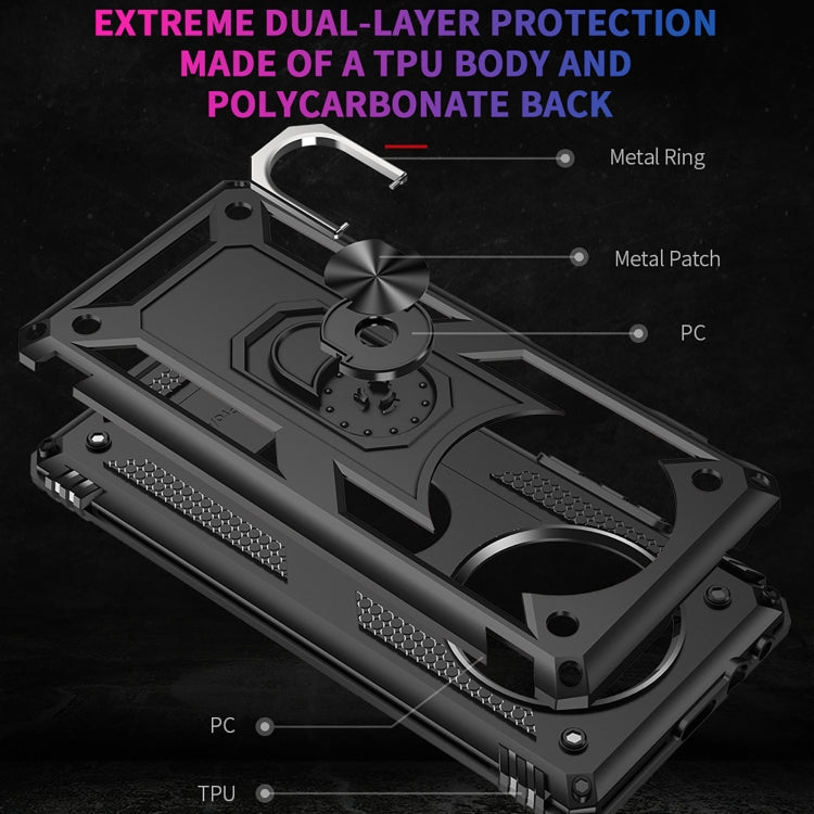 For Huawei Mate 40 Pro+ Shockproof TPU + PC Protective Case with 360 Degree Rotating Holder