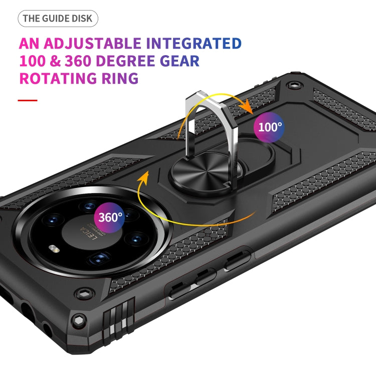 For Huawei Mate 40 Pro+ Shockproof TPU + PC Protective Case with 360 Degree Rotating Holder