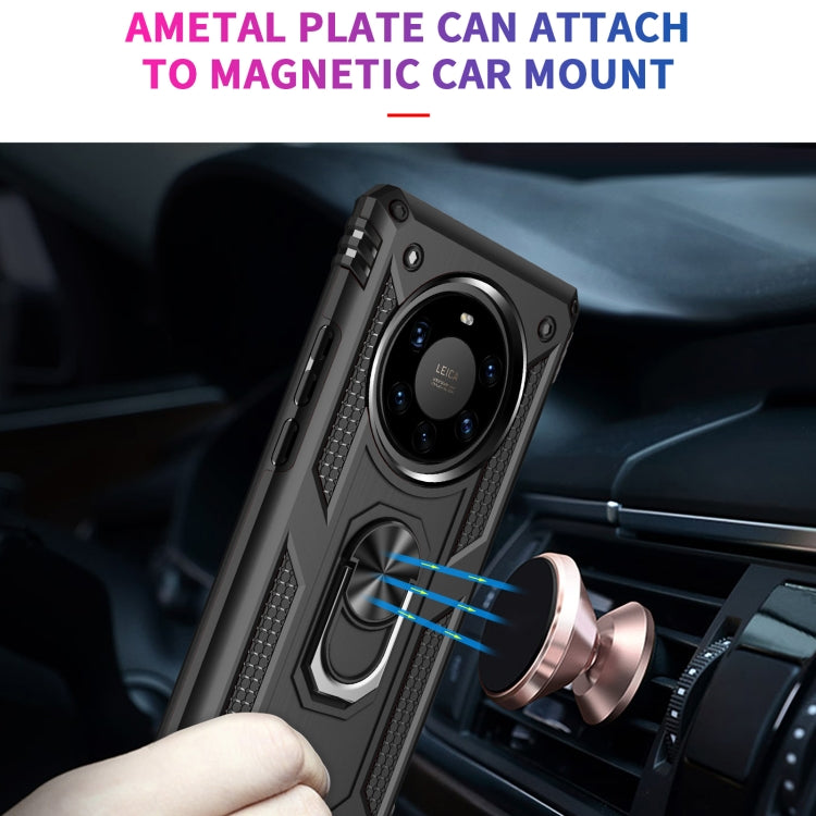 For Huawei Mate 40 Pro+ Shockproof TPU + PC Protective Case with 360 Degree Rotating Holder