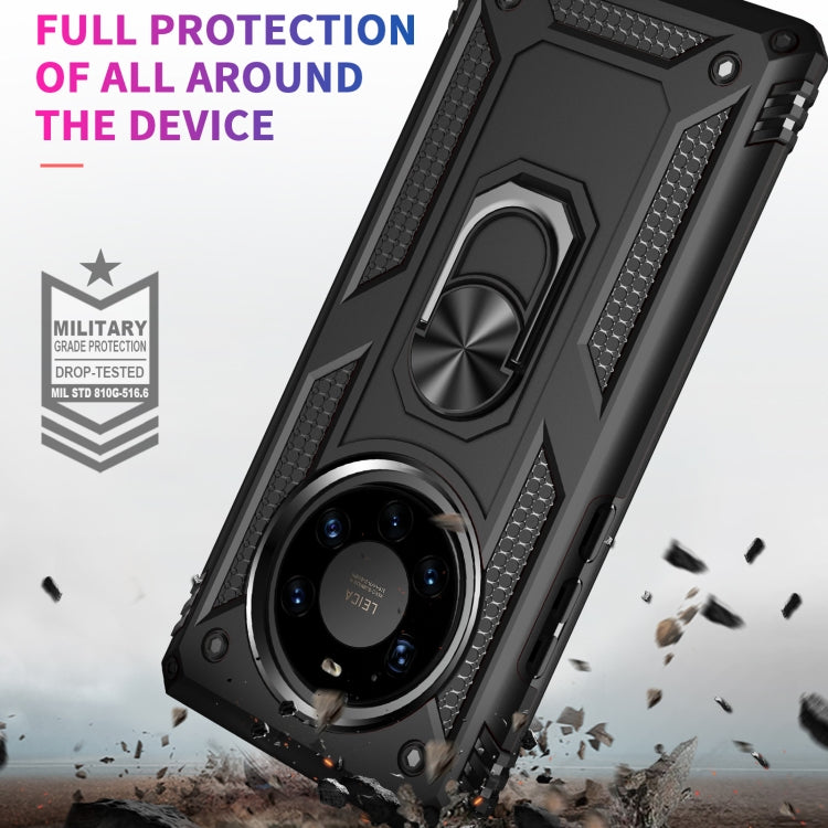 For Huawei Mate 40 Pro+ Shockproof TPU + PC Protective Case with 360 Degree Rotating Holder