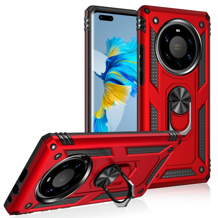 For Huawei Mate 40 Pro+ Shockproof TPU + PC Protective Case with 360 Degree Rotating Holder