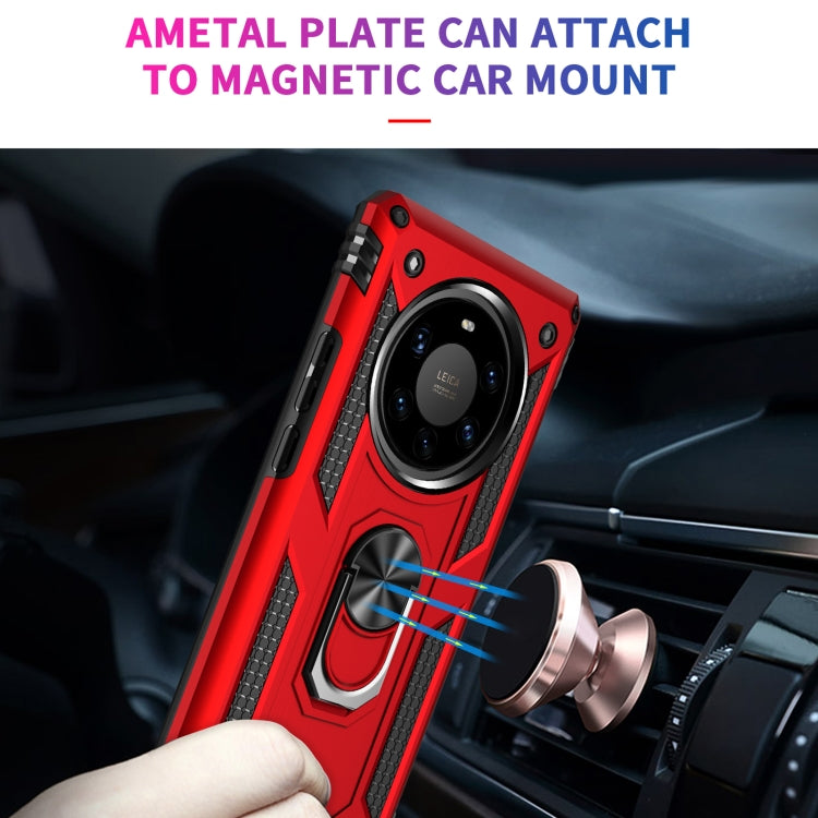 For Huawei Mate 40 Pro+ Shockproof TPU + PC Protective Case with 360 Degree Rotating Holder