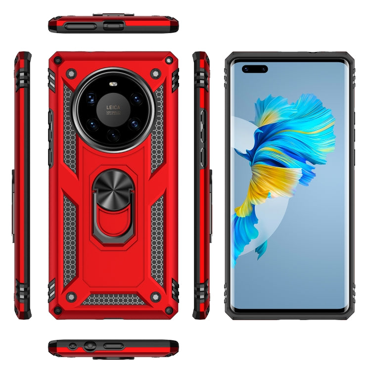 For Huawei Mate 40 Pro+ Shockproof TPU + PC Protective Case with 360 Degree Rotating Holder