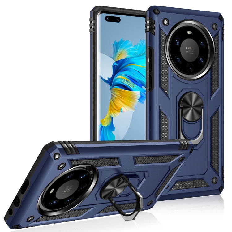 For Huawei Mate 40 Pro+ Shockproof TPU + PC Protective Case with 360 Degree Rotating Holder