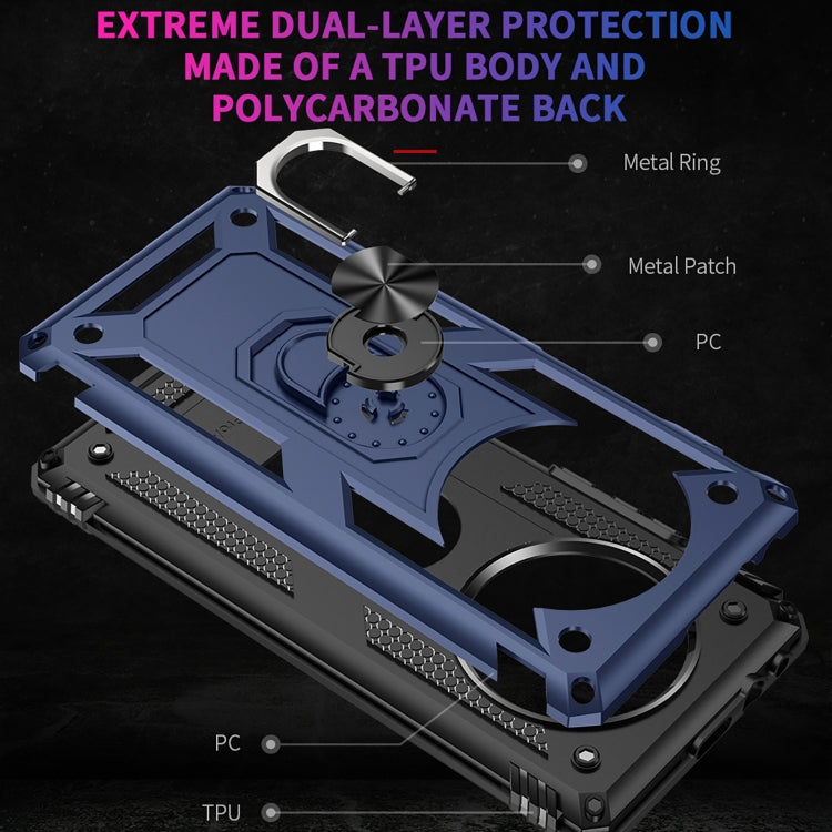 For Huawei Mate 40 Pro+ Shockproof TPU + PC Protective Case with 360 Degree Rotating Holder