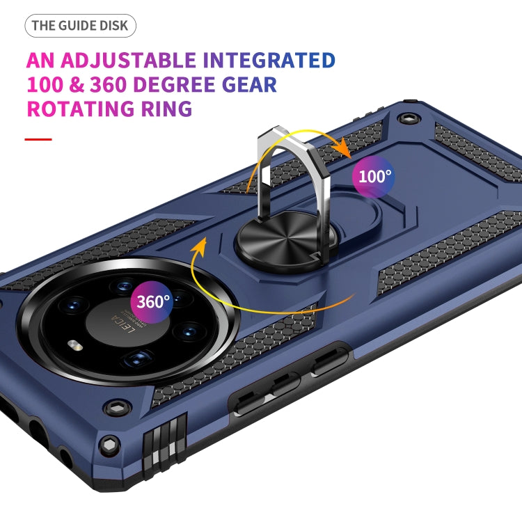 For Huawei Mate 40 Pro+ Shockproof TPU + PC Protective Case with 360 Degree Rotating Holder