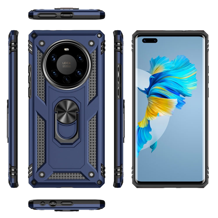For Huawei Mate 40 Pro+ Shockproof TPU + PC Protective Case with 360 Degree Rotating Holder