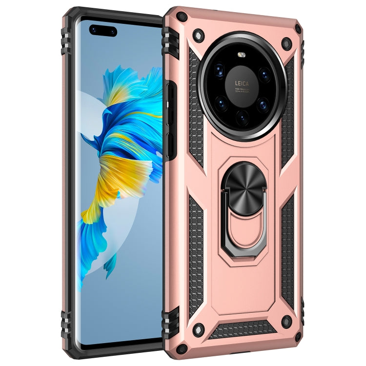 For Huawei Mate 40 Pro+ Shockproof TPU + PC Protective Case with 360 Degree Rotating Holder
