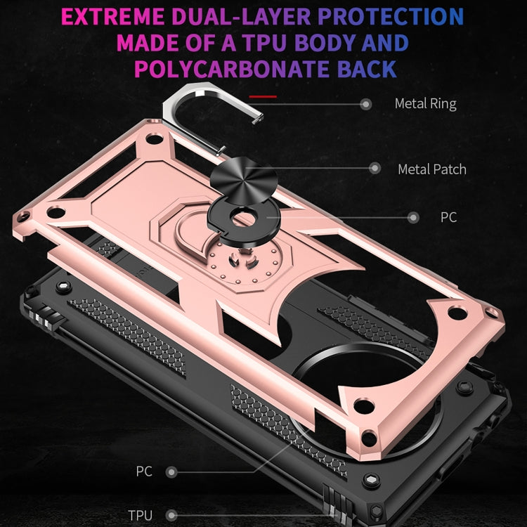 For Huawei Mate 40 Pro+ Shockproof TPU + PC Protective Case with 360 Degree Rotating Holder