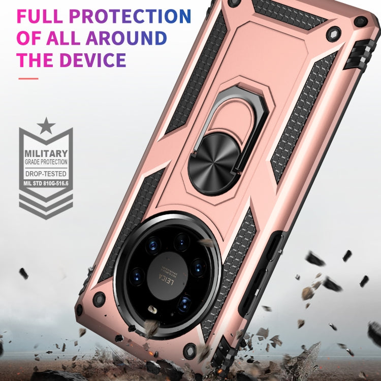 For Huawei Mate 40 Pro+ Shockproof TPU + PC Protective Case with 360 Degree Rotating Holder