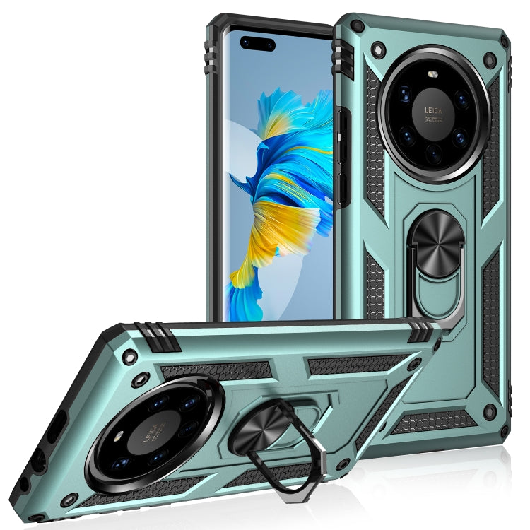 For Huawei Mate 40 Pro+ Shockproof TPU + PC Protective Case with 360 Degree Rotating Holder