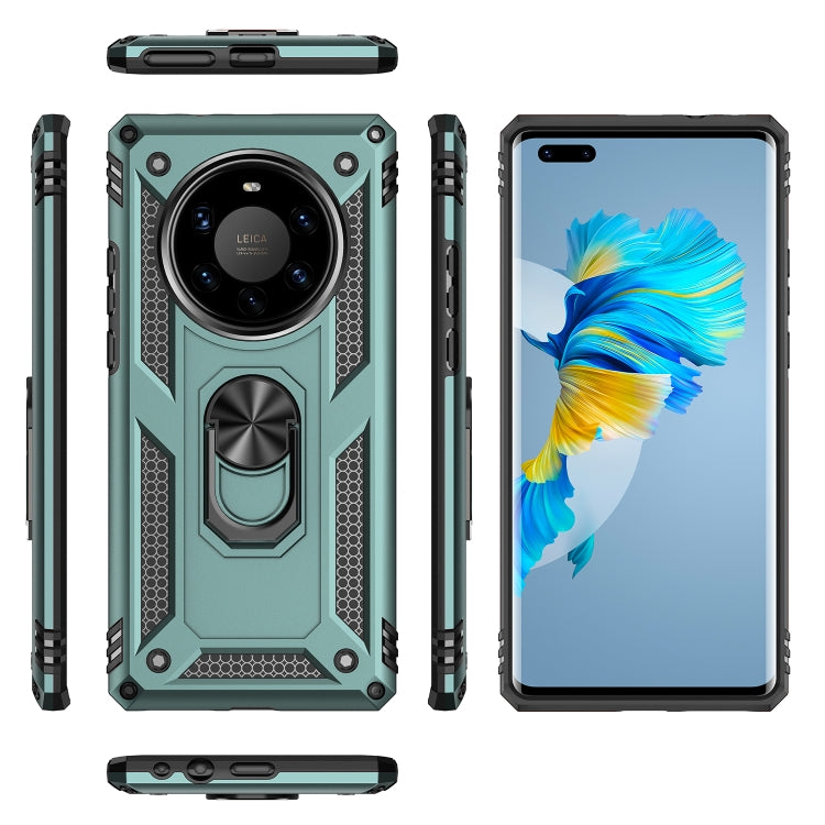 For Huawei Mate 40 Pro+ Shockproof TPU + PC Protective Case with 360 Degree Rotating Holder