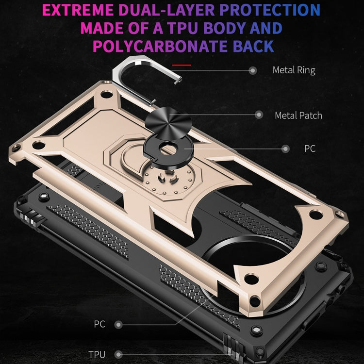 For Huawei Mate 40 Pro+ Shockproof TPU + PC Protective Case with 360 Degree Rotating Holder