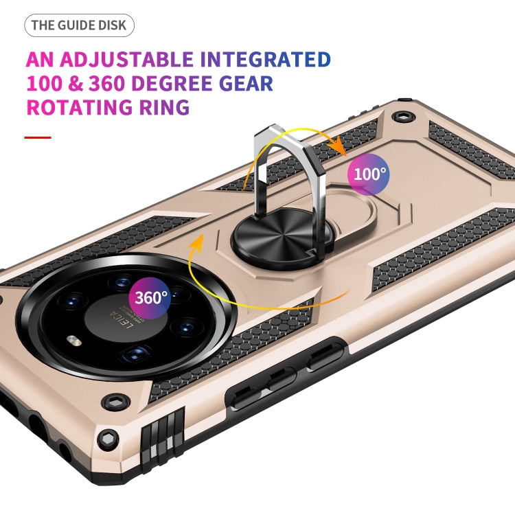 For Huawei Mate 40 Pro+ Shockproof TPU + PC Protective Case with 360 Degree Rotating Holder