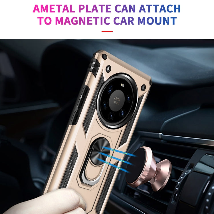 For Huawei Mate 40 Pro+ Shockproof TPU + PC Protective Case with 360 Degree Rotating Holder
