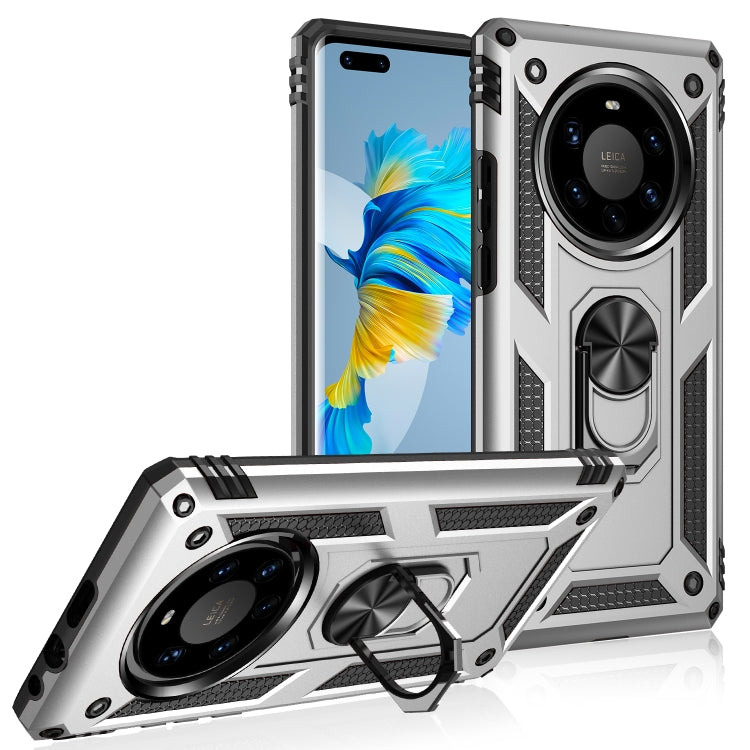 For Huawei Mate 40 Pro+ Shockproof TPU + PC Protective Case with 360 Degree Rotating Holder
