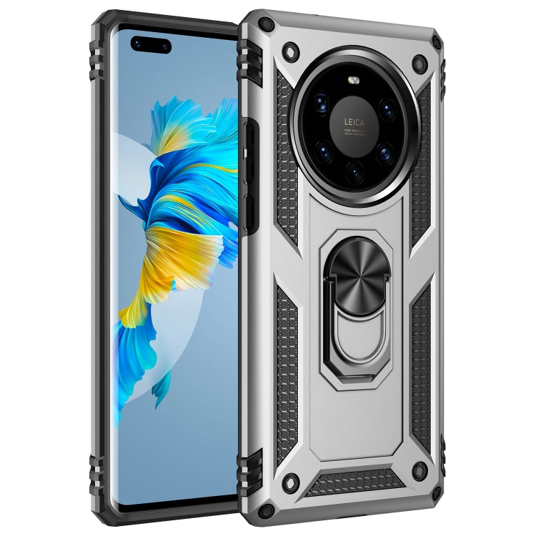 For Huawei Mate 40 Pro+ Shockproof TPU + PC Protective Case with 360 Degree Rotating Holder