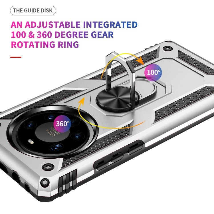 For Huawei Mate 40 Pro+ Shockproof TPU + PC Protective Case with 360 Degree Rotating Holder