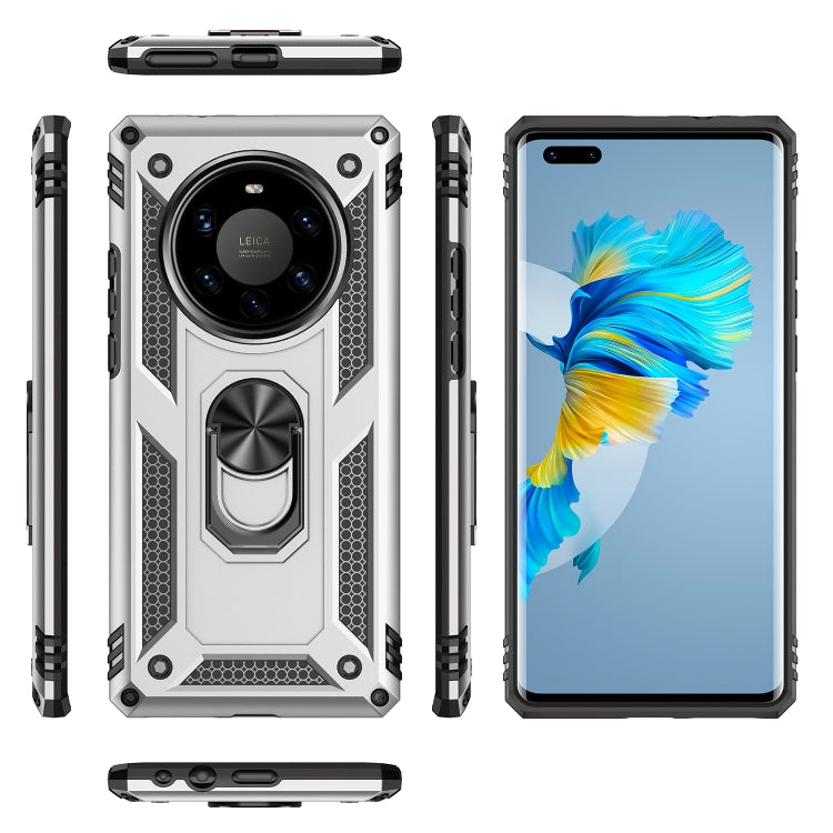 For Huawei Mate 40 Pro+ Shockproof TPU + PC Protective Case with 360 Degree Rotating Holder