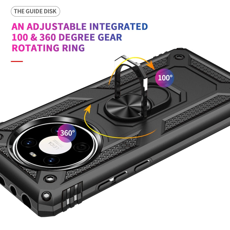 For Huawei Mate 40 Shockproof TPU + PC Protective Case with 360 Degree Rotating Holder