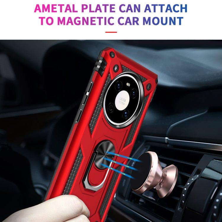 For Huawei Mate 40 Shockproof TPU + PC Protective Case with 360 Degree Rotating Holder