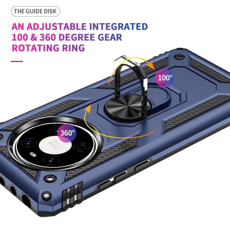 For Huawei Mate 40 Shockproof TPU + PC Protective Case with 360 Degree Rotating Holder