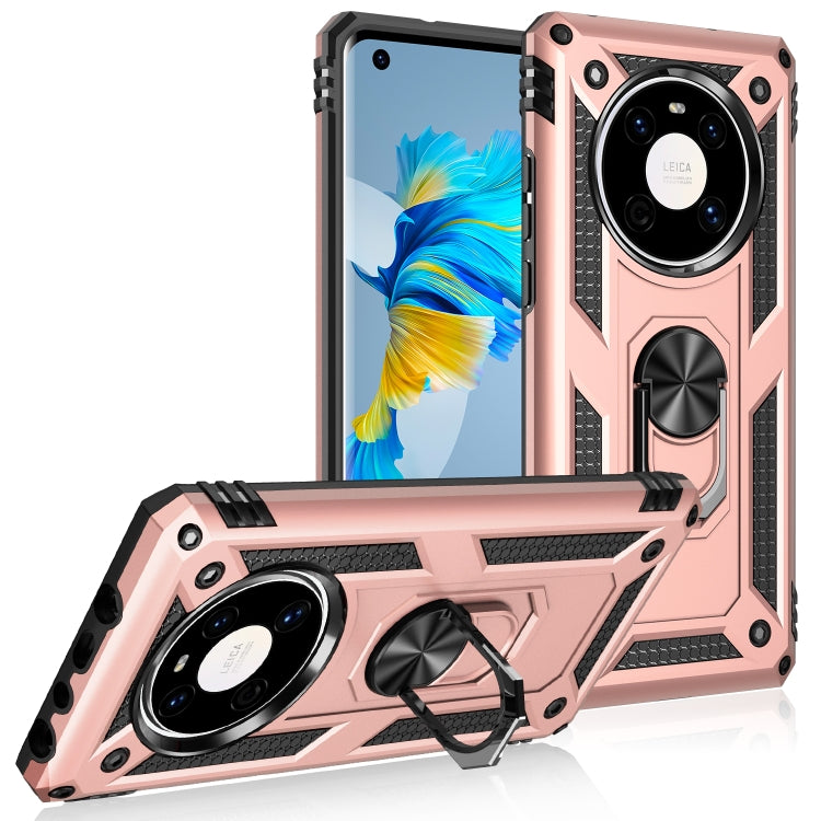 For Huawei Mate 40 Shockproof TPU + PC Protective Case with 360 Degree Rotating Holder