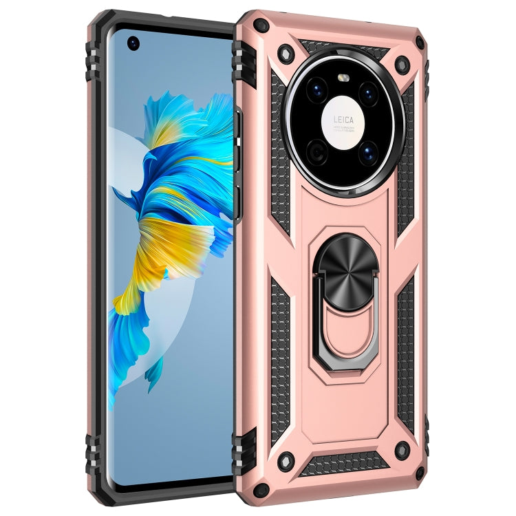 For Huawei Mate 40 Shockproof TPU + PC Protective Case with 360 Degree Rotating Holder