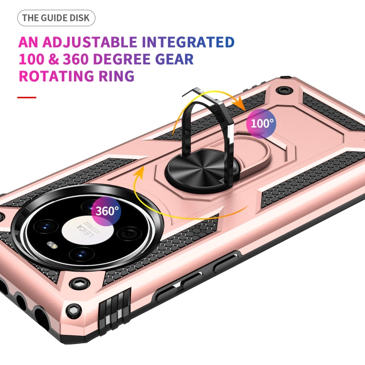 For Huawei Mate 40 Shockproof TPU + PC Protective Case with 360 Degree Rotating Holder