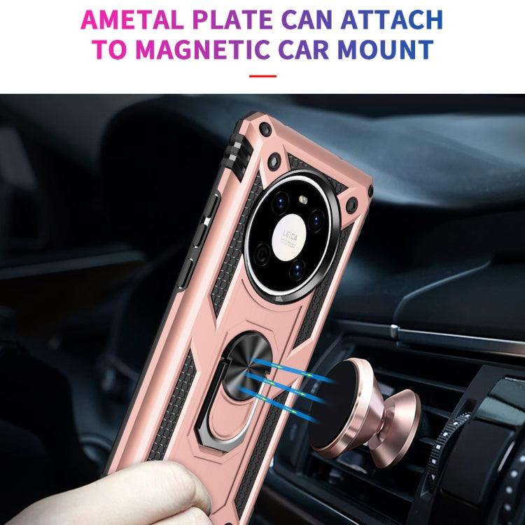 For Huawei Mate 40 Shockproof TPU + PC Protective Case with 360 Degree Rotating Holder