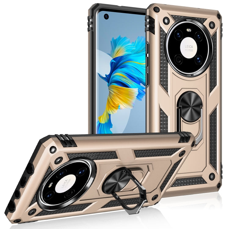 For Huawei Mate 40 Shockproof TPU + PC Protective Case with 360 Degree Rotating Holder