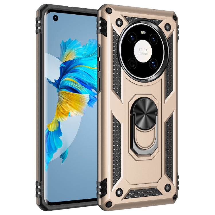 For Huawei Mate 40 Shockproof TPU + PC Protective Case with 360 Degree Rotating Holder