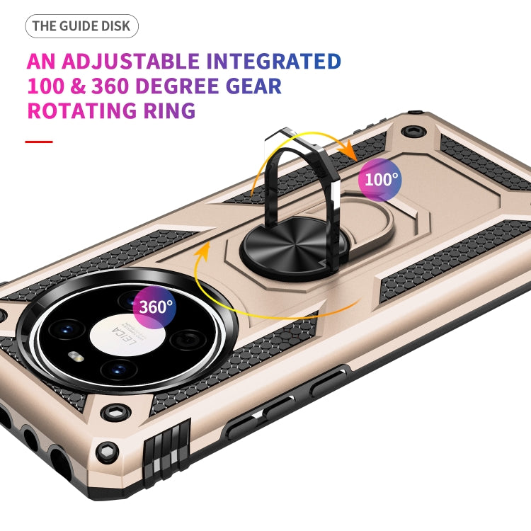 For Huawei Mate 40 Shockproof TPU + PC Protective Case with 360 Degree Rotating Holder